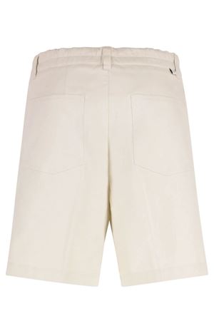 Bermuda in tessuto leggero misto lino color panna PAOLO PECORA | D05136161342
